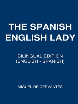 cover image of The Spanish-English Lady